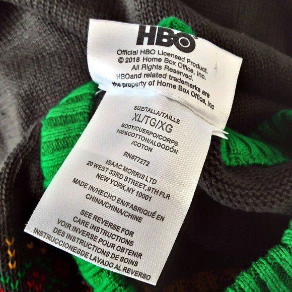 GOT XL Ugly Sweater Unisex XL “Tis The Last Season” XMAS HBO - Picture 10 of 11